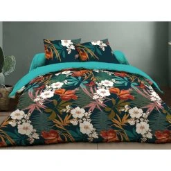 Vente-unique Parure De Lit En Percale De Coton 80 Fils/cm² - Housse De Couette 220...