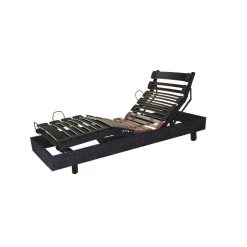 Promo Matelas Sommier électrique Élégance Finition Tissu 90x190