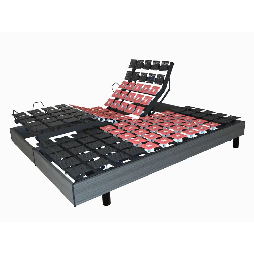 Promo Matelas Sommier électrique Excellence Finition Bois 2x70x190 3 Promo Matelas Sommier électrique Excellence Finition Bois 2x70x190