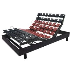 Promo Matelas Sommier électrique Excellence Mono Finition Tissu 140x190