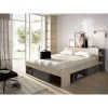 CSTORE SAX - Lit Adulte - 160x200 Cm - 3 Tiroirs + Tête De Lit Avec Rangemen... 2 CSTORE SAX - Lit Adulte - 160x200 Cm - 3 Tiroirs + Tête De Lit Avec Rangemen... -Talamo Magasin sax lit adulte 160x200 cm 3 tiroirs tete de lit avec rangement decor chene et anthracite 10678092 27811120 1140x1140