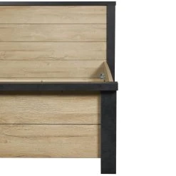 Altobuy SIWA - Lit 180x200cm Effet Bois Et Beton Ciré -Talamo Magasin siwa lit 180x200cm effet bois et beton cire 13703618 37790612 1140x1140