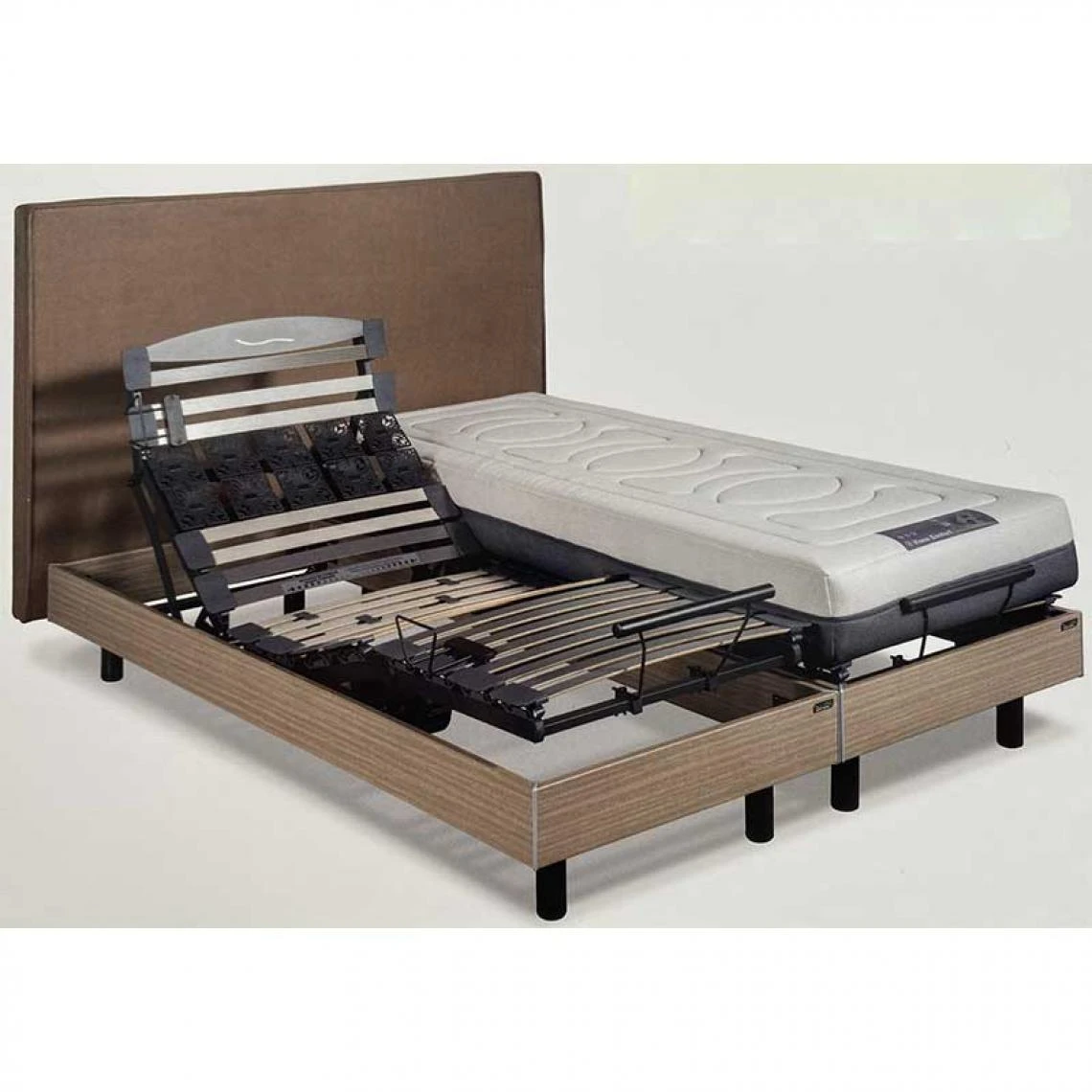 Sommier Electrique Essenzia VANUATU 2 Blanc 2x70x190 3 Sommier Electrique Essenzia VANUATU 2 Blanc 2x70x190