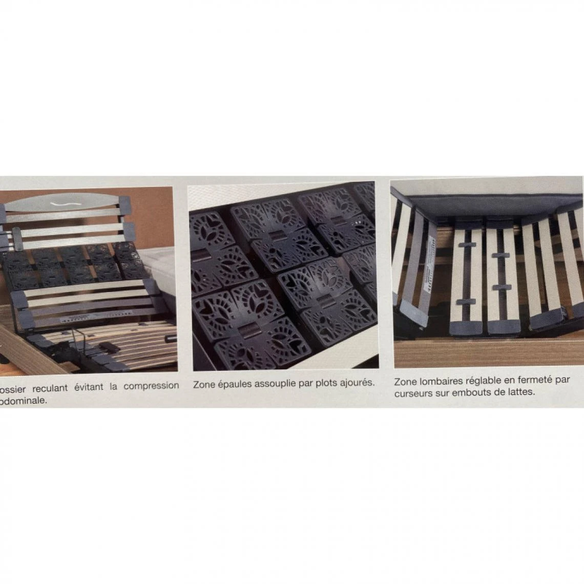 Sommier Electrique Essenzia VANUATU 2 Blanc 2x70x190 4 Sommier Electrique Essenzia VANUATU 2 Blanc 2x70x190 – Image 2