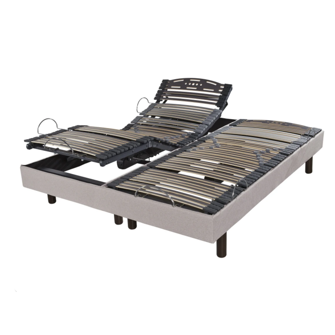 Divers Marques Sommiers 2x80x200 Electrique Relevable Relax Confort 3 Divers Marques Sommiers 2x80x200 Electrique Relevable Relax Confort