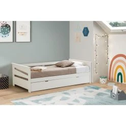 BUT Tiroir Lit Gigogne NATALIE 2 Blanc -Talamo Magasin tiroir lit gigogne natalie 2 blanc 13343638 36419110 1140x1140