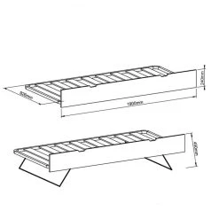 BUT Tiroir Lit Gigogne NATALIE 2 Blanc -Talamo Magasin tiroir lit gigogne natalie 2 blanc 13343638 36419112 1140x1140