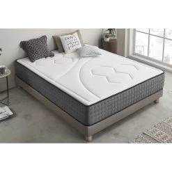 Moom Nature Moonia - Matelas Hexacare Ressorts Ensachés - 160X190, 28Cm, Ergonomi...