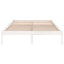 VidaXL Cadre De Lit Blanc Bois De Pin Massif 140x190 Cm 11 VidaXL Cadre De Lit Blanc Bois De Pin Massif 140x190 Cm -Talamo Magasin vidaxl cadre de lit blanc bois de pin massif 140x190 cm 12566578 33634418 1140x1140