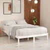 VidaXL Cadre De Lit Blanc Bois De Pin Massif 160x200 Cm 2 VidaXL Cadre De Lit Blanc Bois De Pin Massif 160x200 Cm -Talamo Magasin vidaxl cadre de lit blanc bois de pin massif 160x200 cm 12568436 33640044 1140x1140