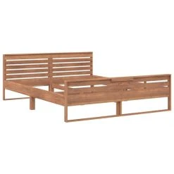 VidaXL Cadre De Lit Bois De Teck Massif 160x200 Cm 9 VidaXL Cadre De Lit Bois De Teck Massif 160x200 Cm -Talamo Magasin vidaxl cadre de lit bois de teck massif 160x200 cm 11630264 30589780 1140x1140