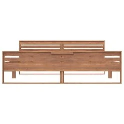 VidaXL Cadre De Lit Bois De Teck Massif 180x200 Cm -Talamo Magasin vidaxl cadre de lit bois de teck massif 180x200 cm 11630044 30588684 1140x1140