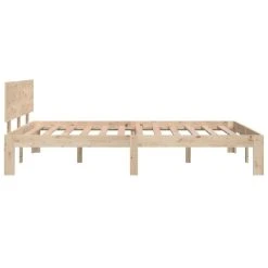 VidaXL Cadre De Lit Bois Massif 120x190 Cm Petit Double -Talamo Magasin vidaxl cadre de lit bois massif 120x190 cm petit double 13886656 38483926 1140x1140