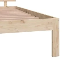 VidaXL Cadre De Lit Bois Massif 120x190 Cm Petit Double -Talamo Magasin vidaxl cadre de lit bois massif 120x190 cm petit double 13886656 38483928 1140x1140