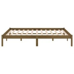VidaXL Cadre De Lit Marron Miel Bois De Pin 120x190 Cm UK Petit Double 11 VidaXL Cadre De Lit Marron Miel Bois De Pin 120x190 Cm UK Petit Double -Talamo Magasin vidaxl cadre de lit marron miel bois de pin 120x190 cm uk petit double 12568812 33641900 1140x1140