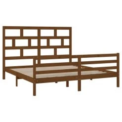 VidaXL Cadre De Lit Marron Miel Bois Massif 180x200 Cm Super King 9 VidaXL Cadre De Lit Marron Miel Bois Massif 180x200 Cm Super King -Talamo Magasin vidaxl cadre de lit marron miel bois massif 180x200 cm super king 12703246 34137210 1140x1140