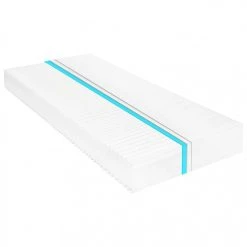 VidaXL Matelas 140 X 200 Cm 7 Zones Mousse PU 16 Cm H2 H3