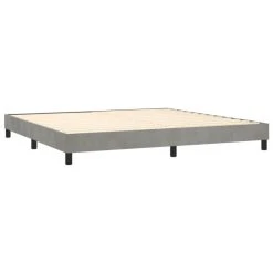 VidaXL Sommier Tapissier Matelas Et LED Gris Clair 200x200 Cm Velours 10 VidaXL Sommier Tapissier Matelas Et LED Gris Clair 200x200 Cm Velours -Talamo Magasin vidaxl sommier tapissier matelas et led gris clair 200x200 cm velours 13882252 38461908 1140x1140