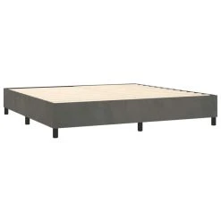 VidaXL Sommier Tapissier Matelas Et LED Gris Foncé 200x200 Cm Velours 10 VidaXL Sommier Tapissier Matelas Et LED Gris Foncé 200x200 Cm Velours -Talamo Magasin vidaxl sommier tapissier matelas et led gris fonce 200x200 cm velours 13884740 38474348 1140x1140