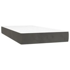 VidaXL Sommier Tapissier Matelas Et LED Gris Foncé 200x200 Cm Velours 11 VidaXL Sommier Tapissier Matelas Et LED Gris Foncé 200x200 Cm Velours -Talamo Magasin vidaxl sommier tapissier matelas et led gris fonce 200x200 cm velours 13884740 38474350 1140x1140