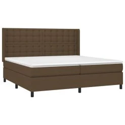 VidaXL Sommier Tapissier Matelas Et LED Marron Foncé 200x200 Cm Tissu 9 VidaXL Sommier Tapissier Matelas Et LED Marron Foncé 200x200 Cm Tissu -Talamo Magasin vidaxl sommier tapissier matelas et led marron fonce 200x200 cm tissu 13887032 38485804 1140x1140