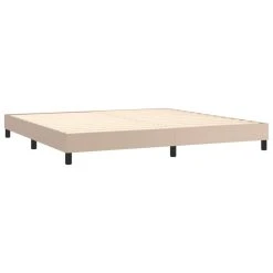 VidaXL Sommier Tapissier Matelas LED Cappuccino 200x200 Cm Similicuir 9 VidaXL Sommier Tapissier Matelas LED Cappuccino 200x200 Cm Similicuir -Talamo Magasin vidaxl sommier tapissier matelas led cappuccino 200x200 cm similicuir 13884462 38472956 1140x1140