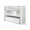 Vipack BONNY Lits Superposés 2 Couchages Compact 80 Blanc